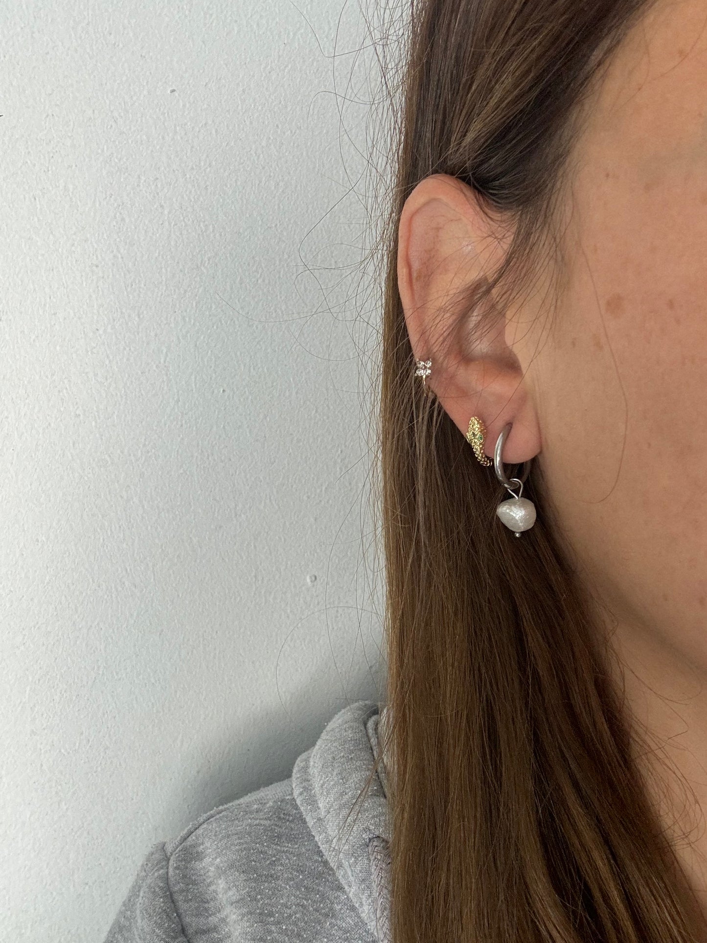 Mini perla (plateado)