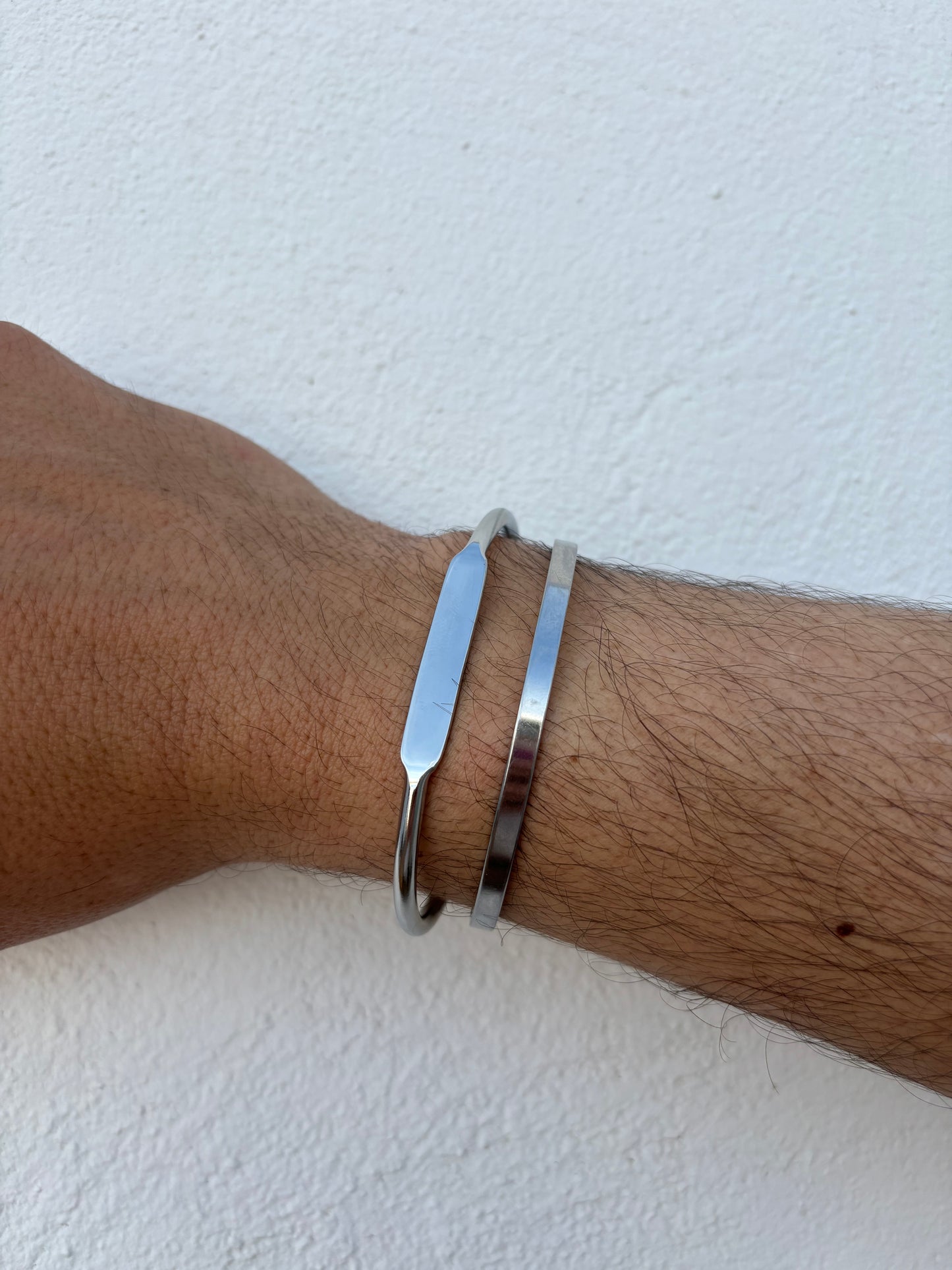 Pulsera doble bola personalizable (Max 3 palabras)