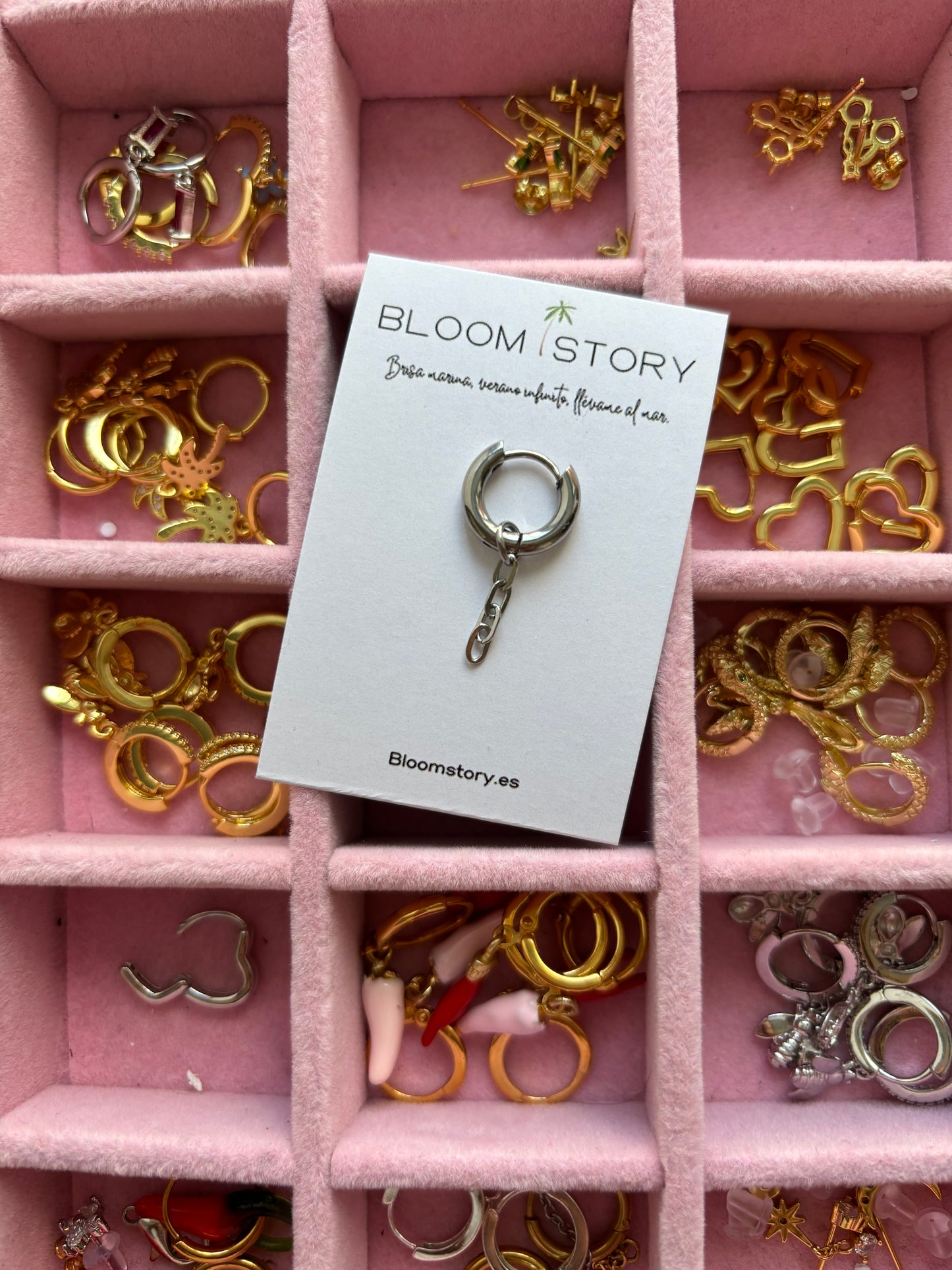 Mini eslabón (plateado)