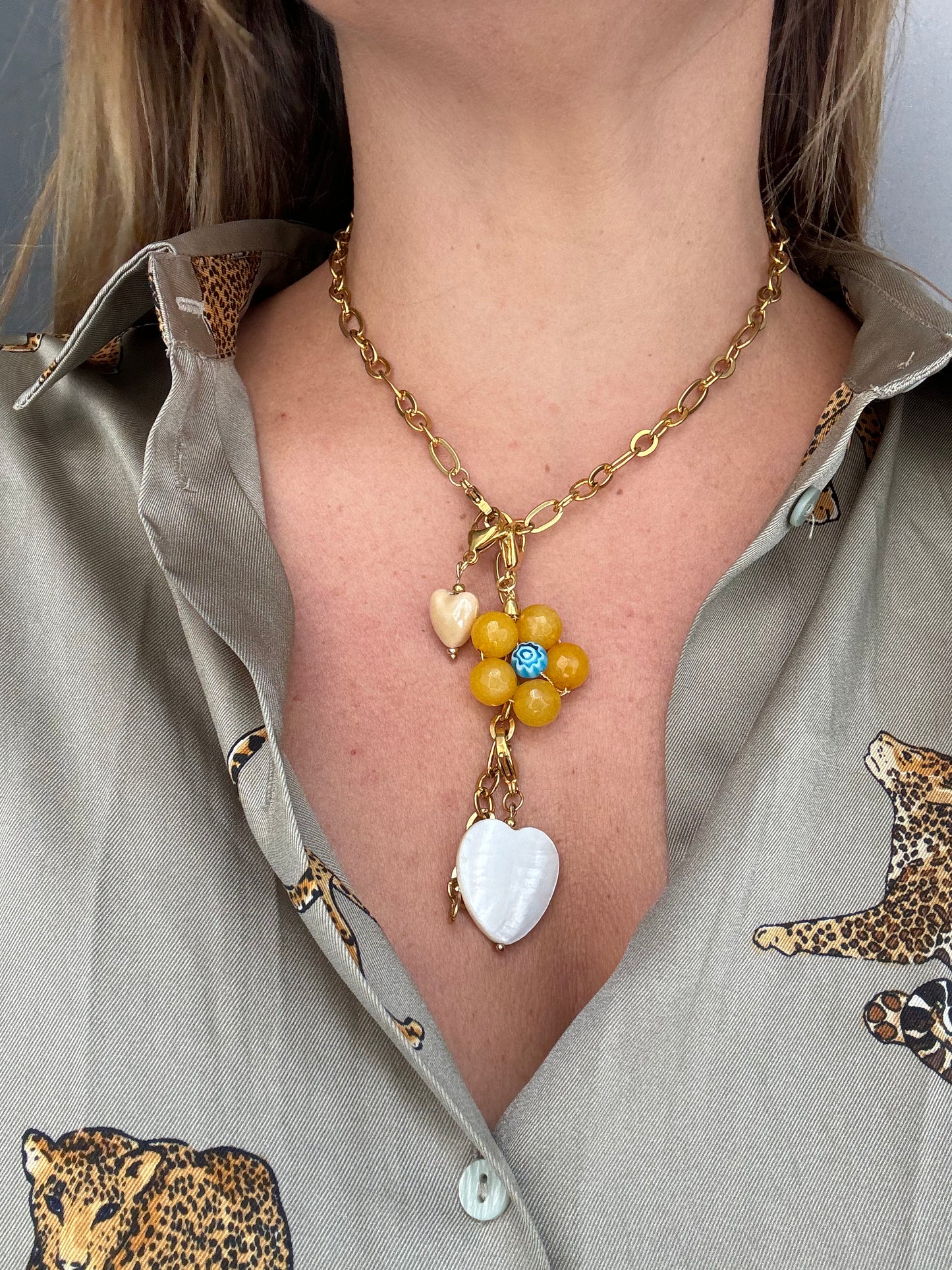 Collar Zahara (dorado)