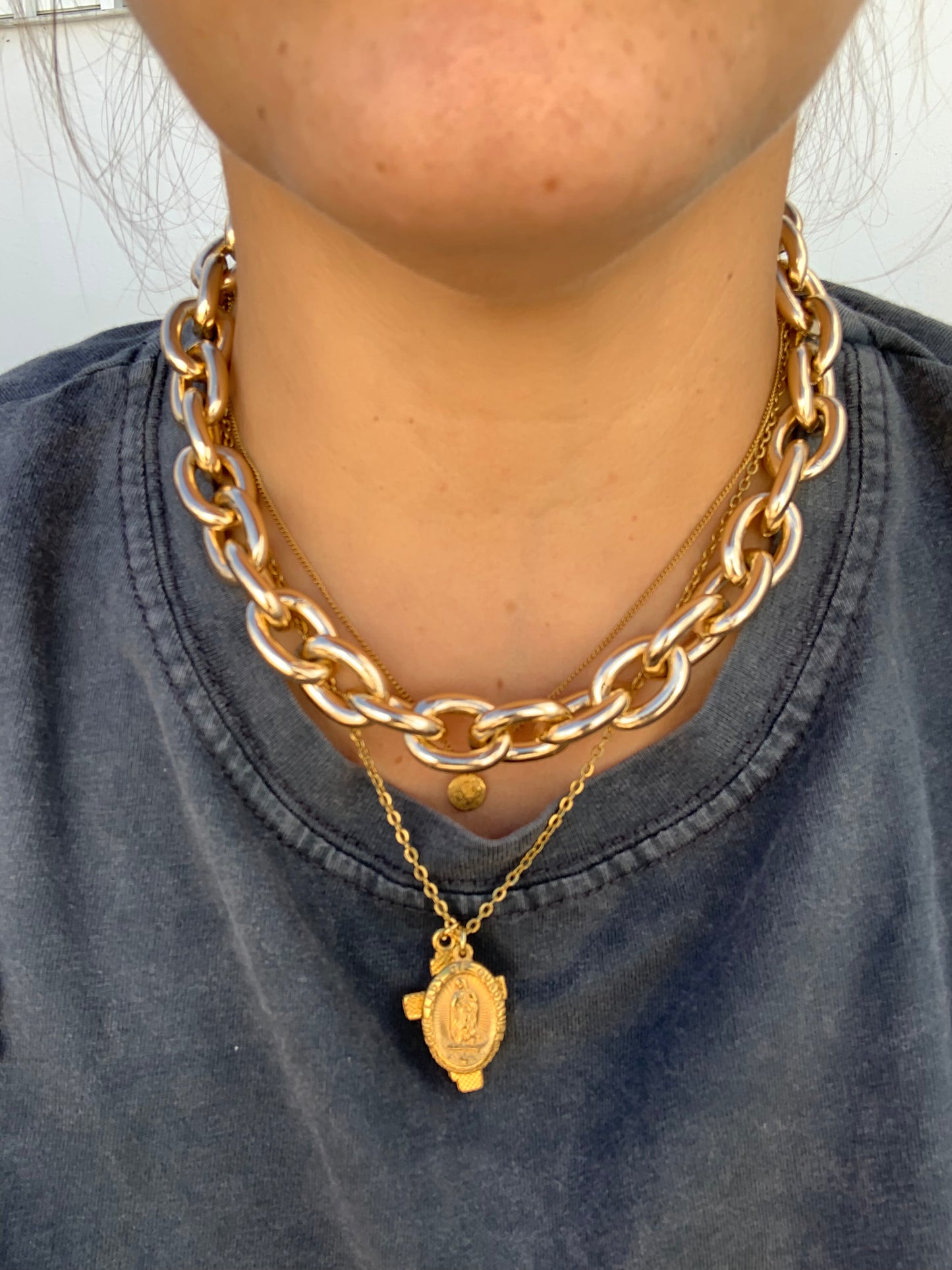 Collar Cruz y Virgen