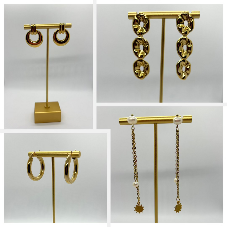 PENDIENTES DORADOS
