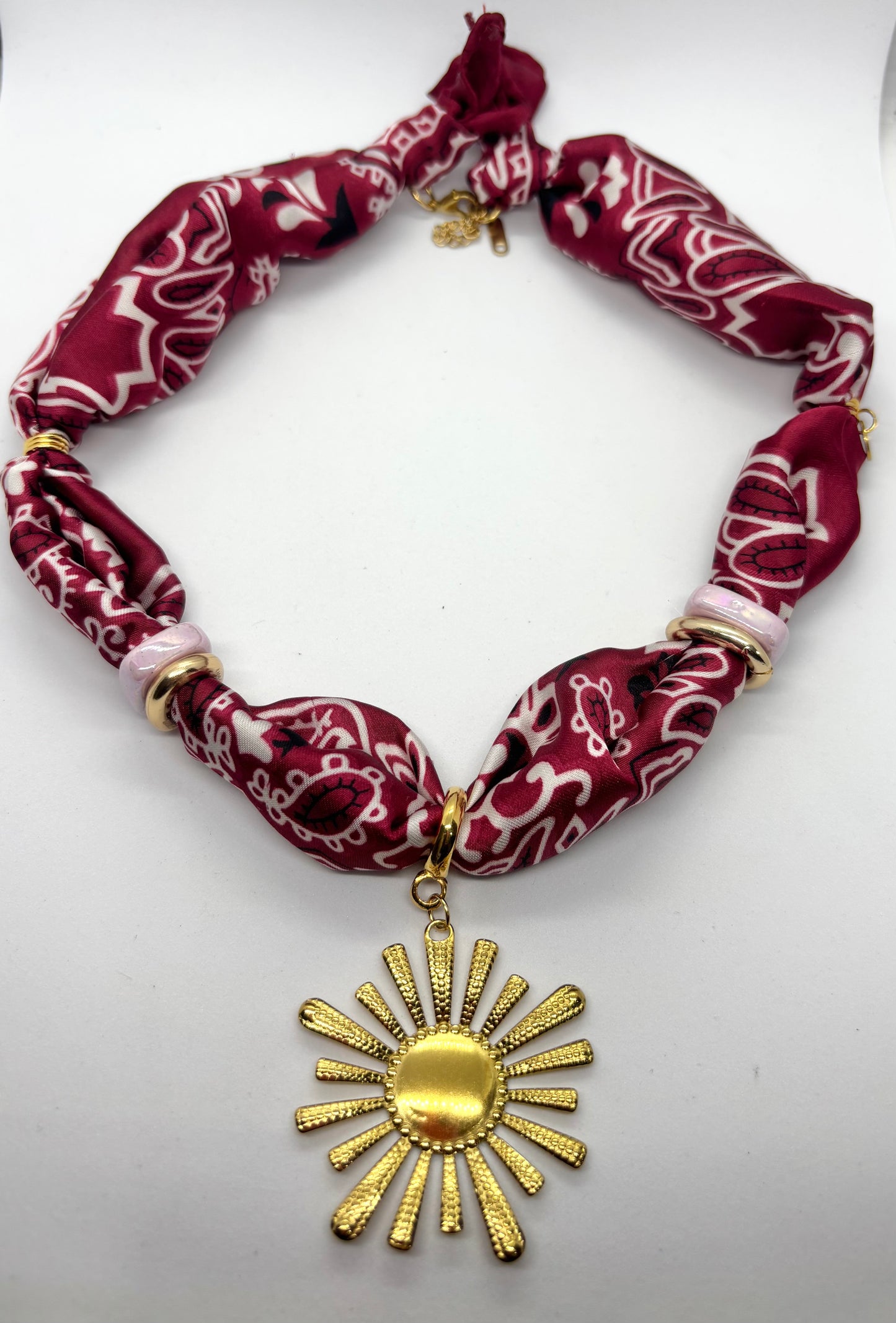 Collar Bolonia Granate