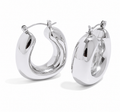 Pendientes Anneaux plata