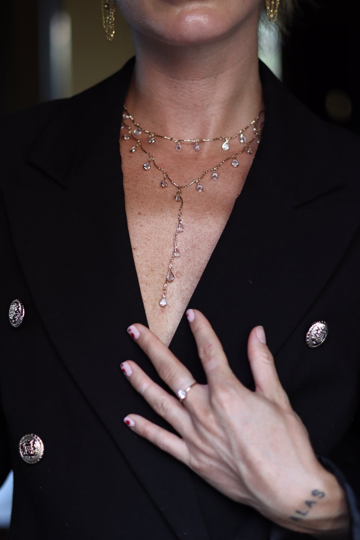 Collar gotas de luz