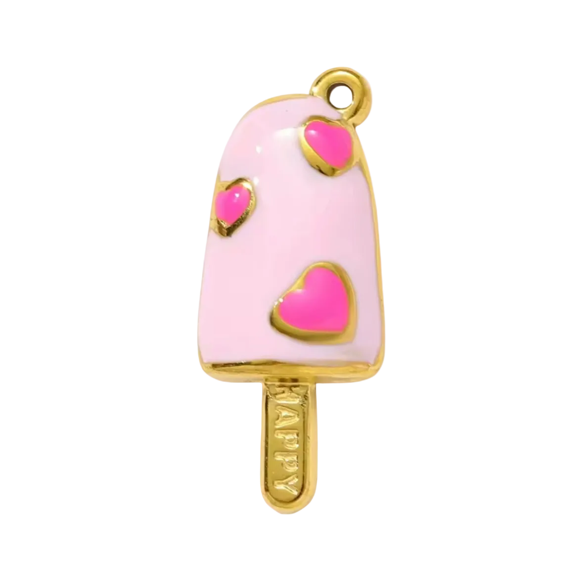 Dije helado rosa
