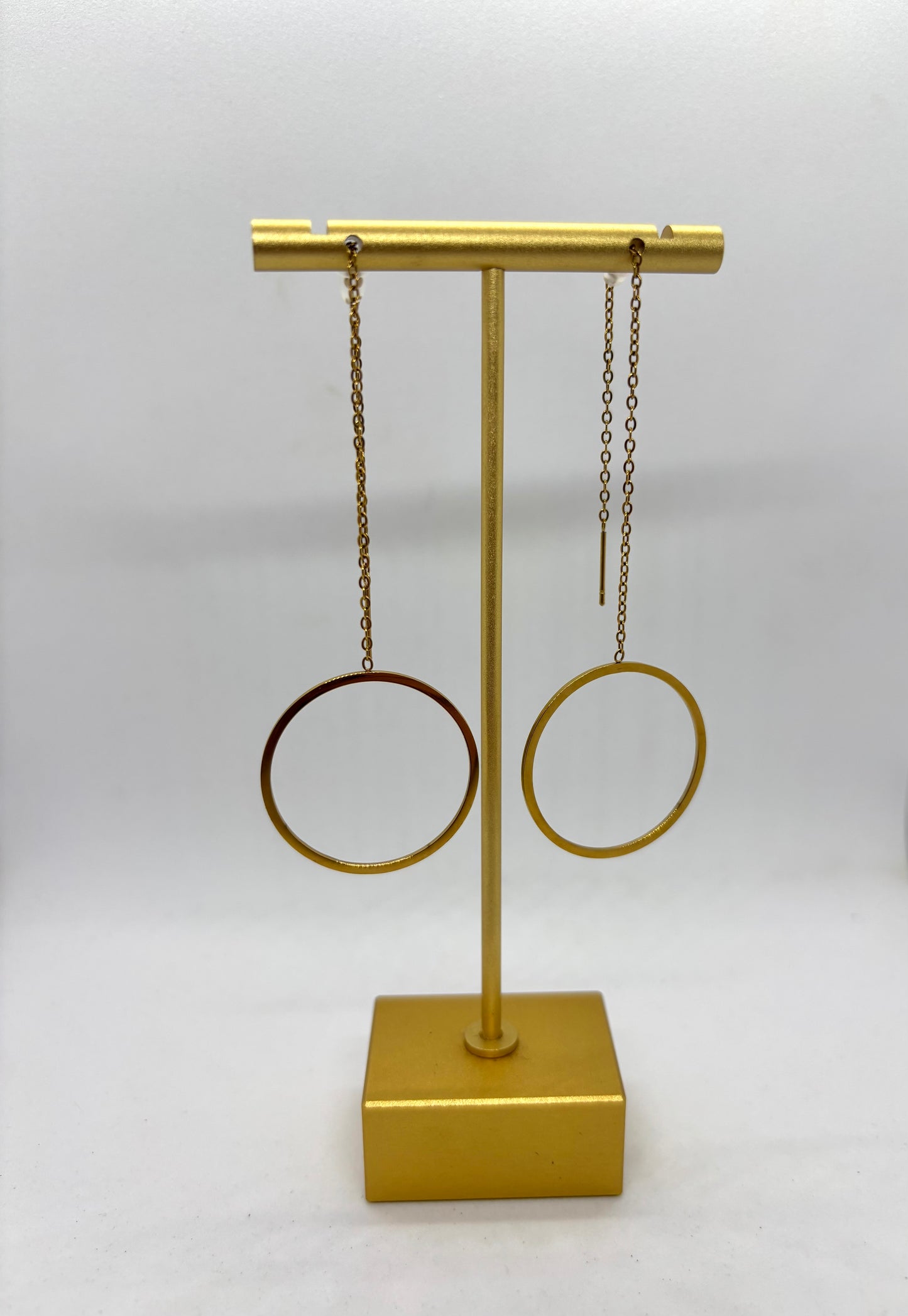 Pendientes brillo circular