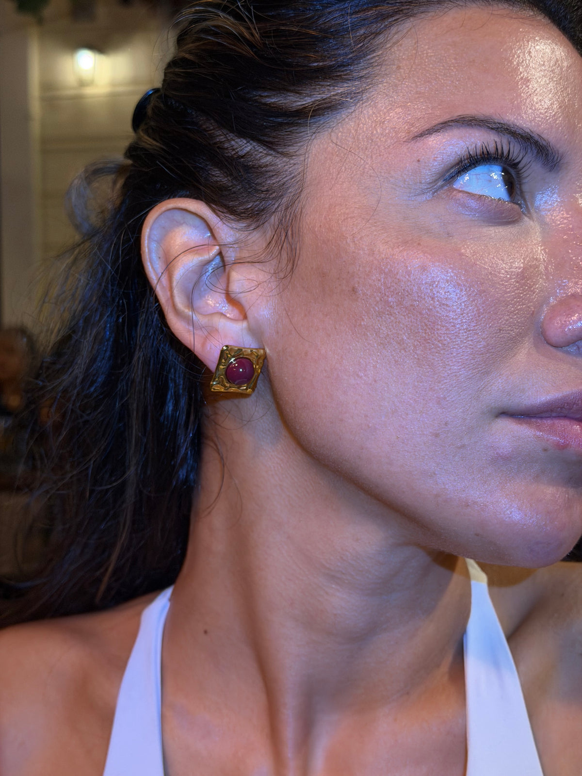 Pendientes Garnet