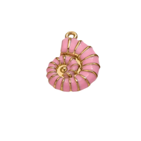 Dije caracola rosa