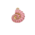 Dije caracola rosa