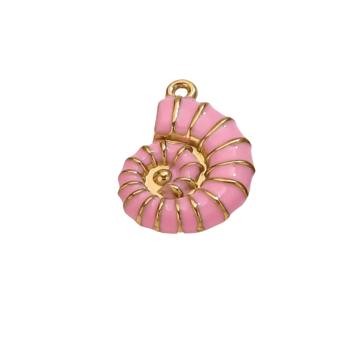 Dije caracola rosa