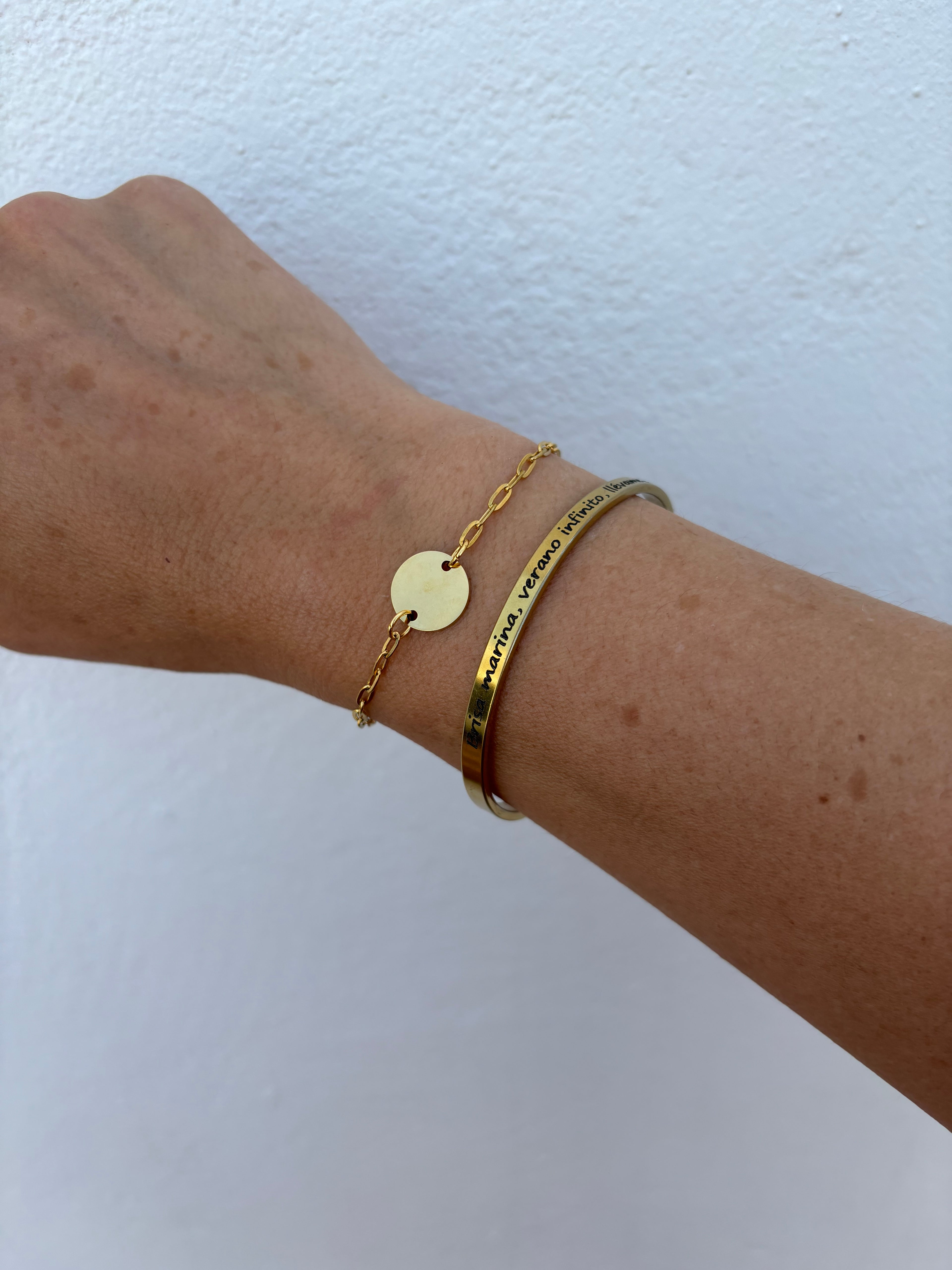 Pulsera circular personalizable