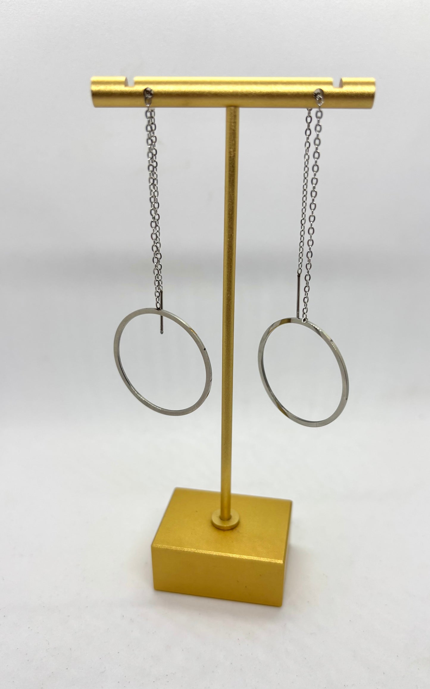 Pendientes brillo circular