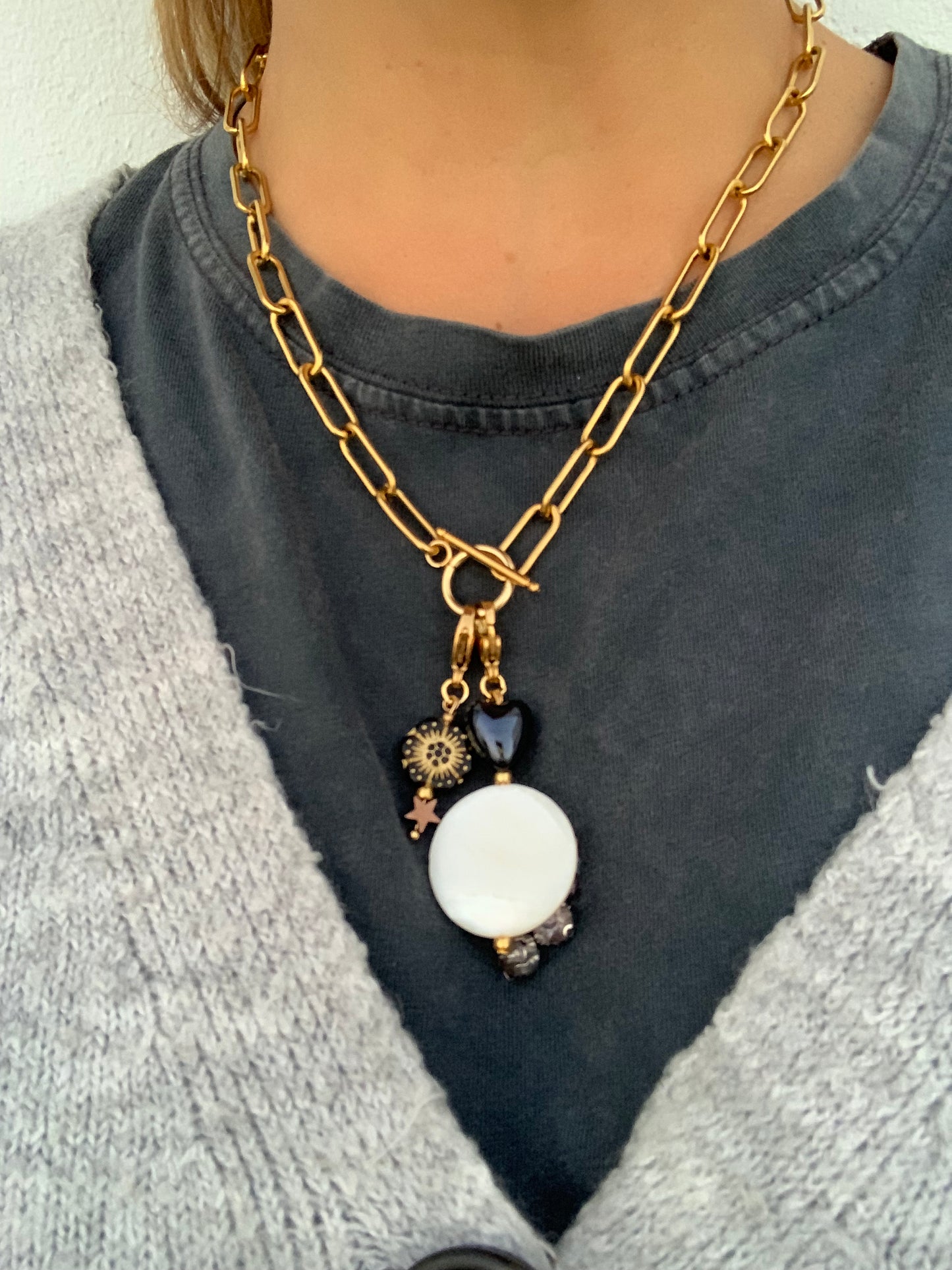 Charm Corazón de melón