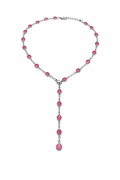Maxi cadena verano rosa plata
