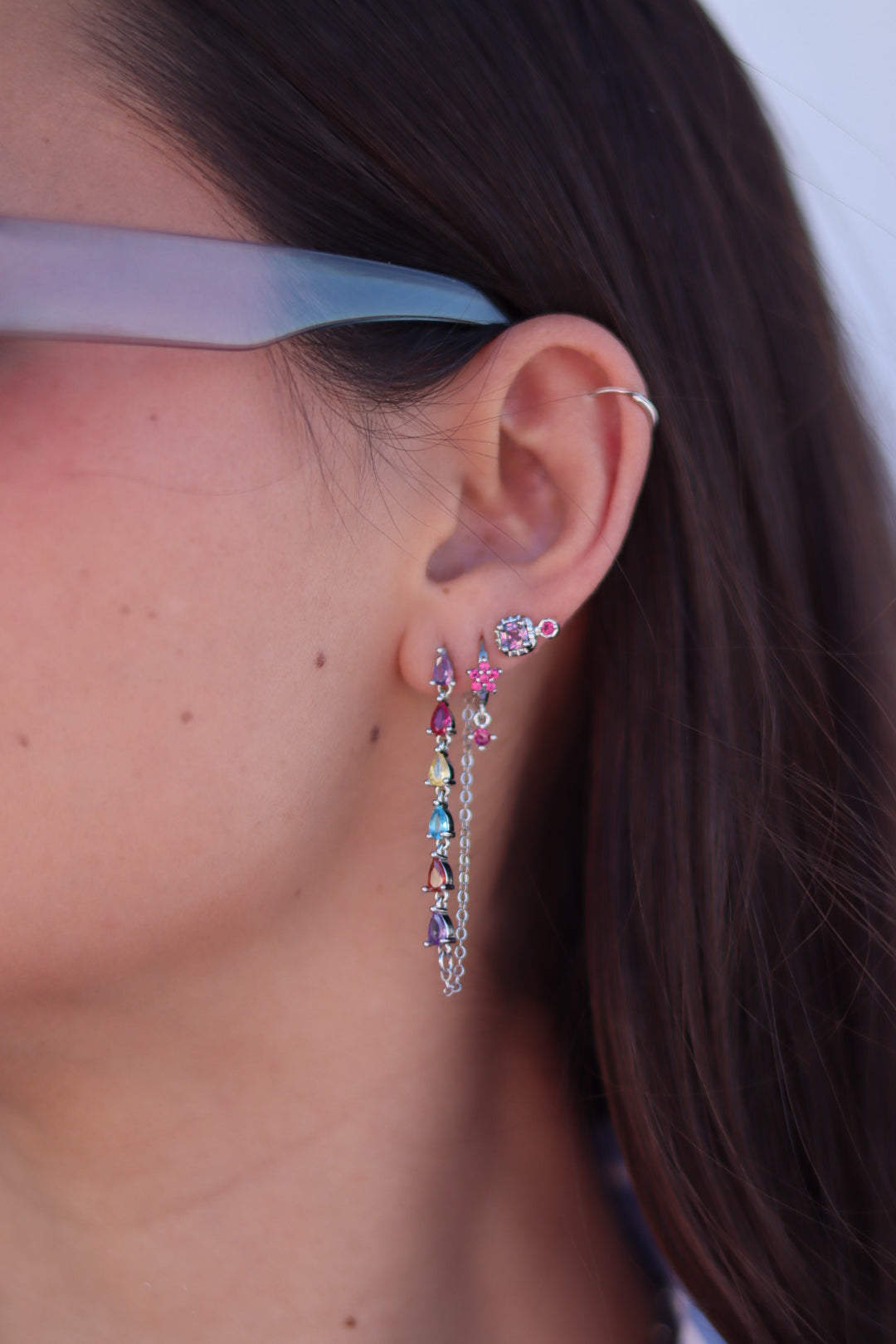 Pendientes rainbow