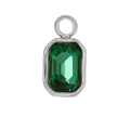 Dije un toque verde plateado