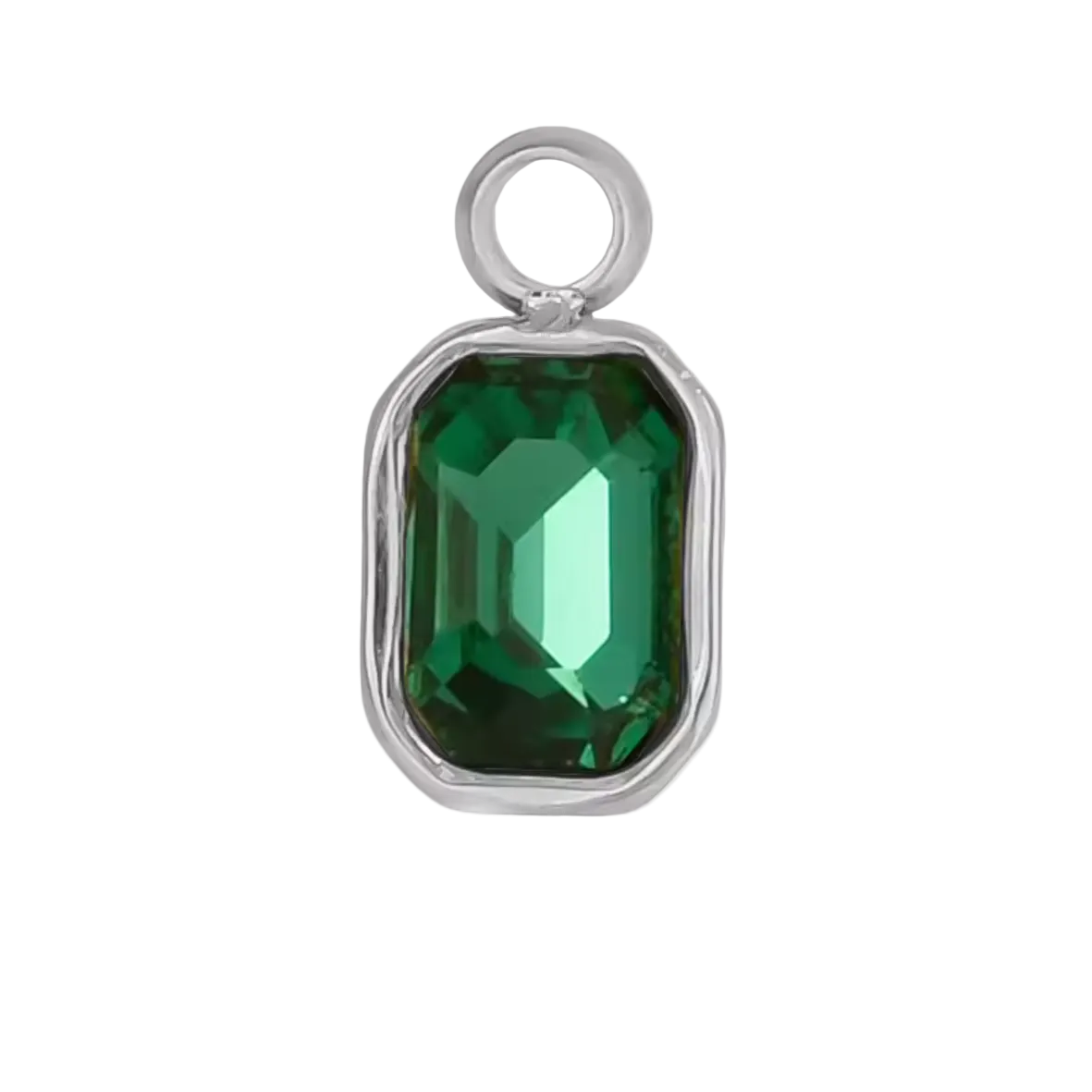 Dije un toque verde plateado