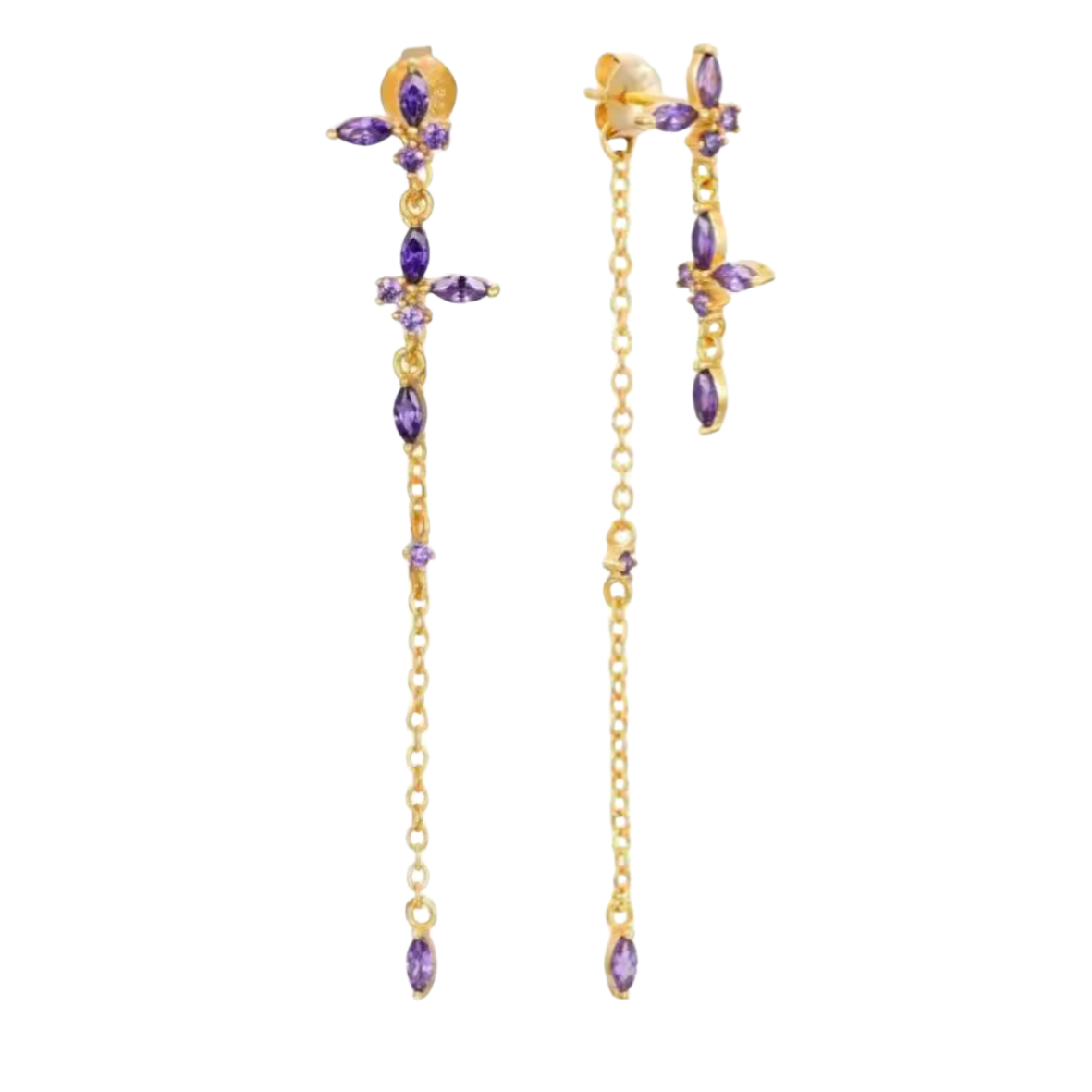 Pendientes brisa floral