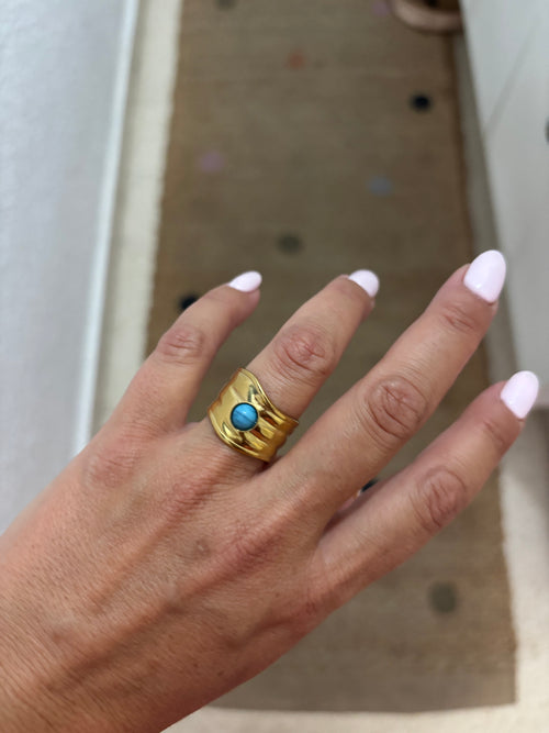 Anillo turquesa