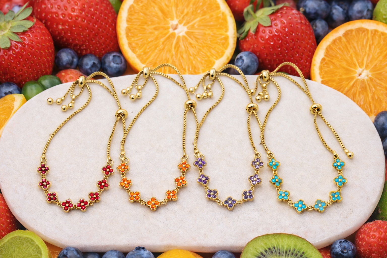 Pulsera Aloha Bloom (dorada)