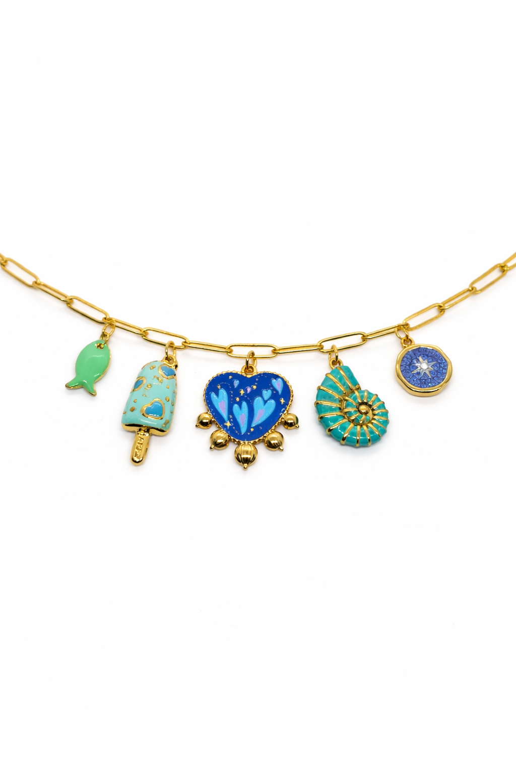 Collar Blue tropic