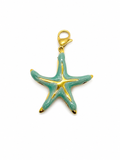 Charms estrella de mar azul
