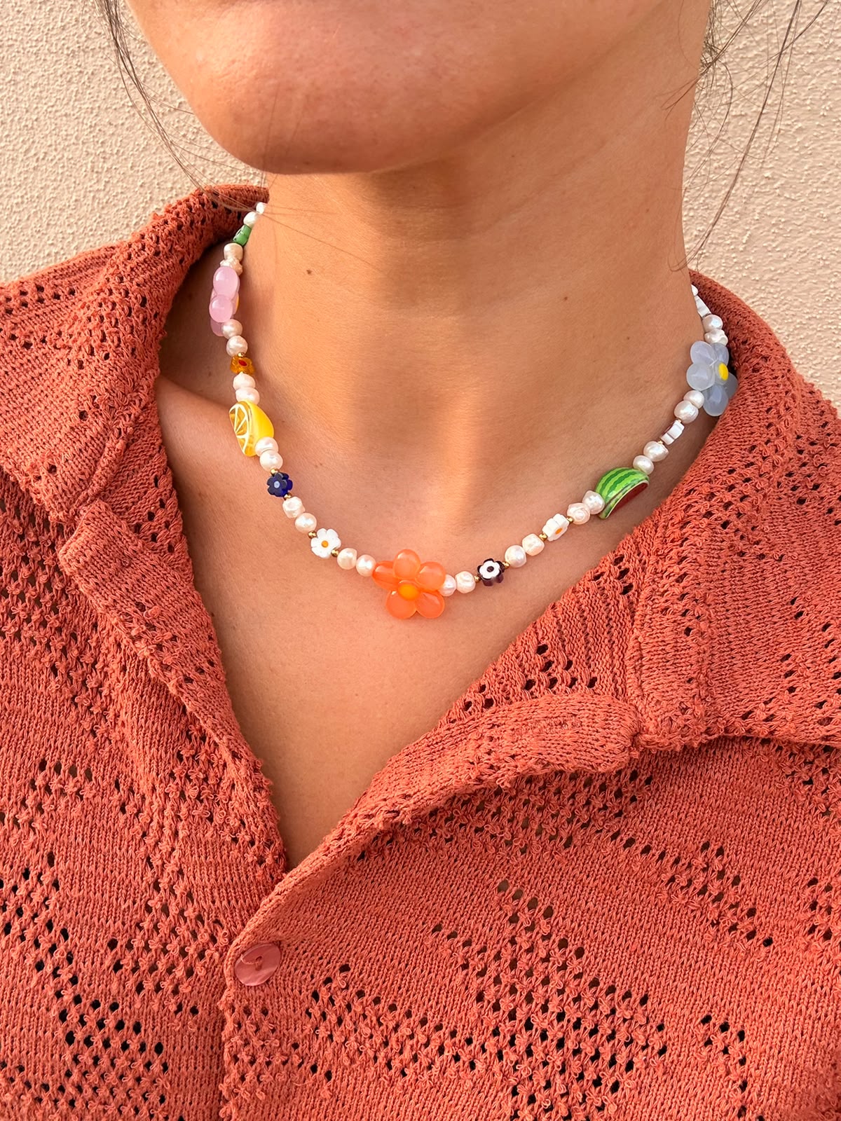 Collar Verano de perlas