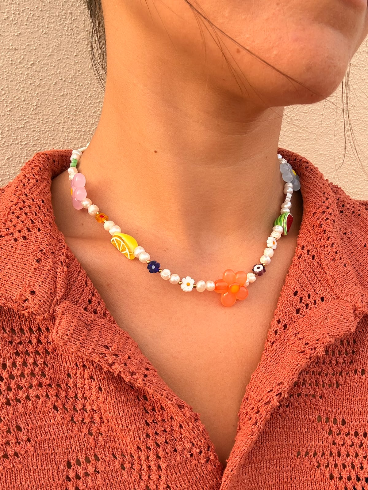 Collar Verano de perlas