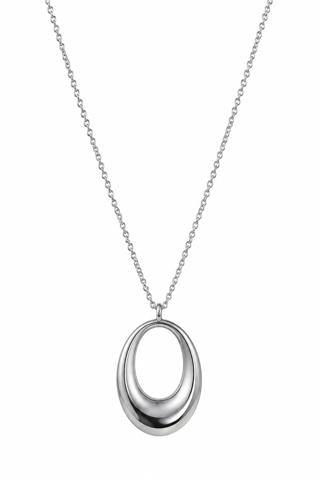 Collar Ovale plata