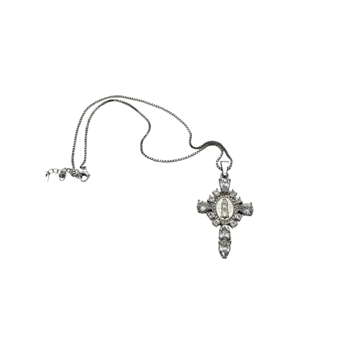 Collar Obsidiana plata